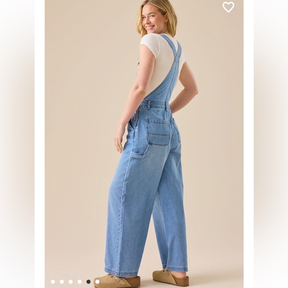 New with tags Altar’d State Brayden Wide Leg Overalls - Picture 4 of 5